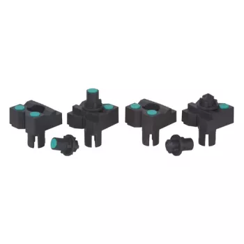 wolfcraft 6166000 spanbekken voor Master werkbanken, 2-set, zwart kunststof