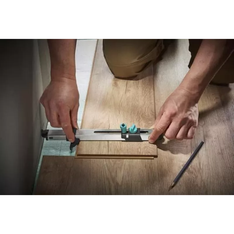 wolfcraft 6952000 roestvrijstalen liniaal 320 mm met gegraveerde metrische schaal