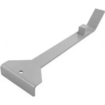 Wolfcraft trekijzer 6928000 - gereedschap voor het leggen van laminaat- en parketvloeren, 350 mm, staal met viltonderzijde