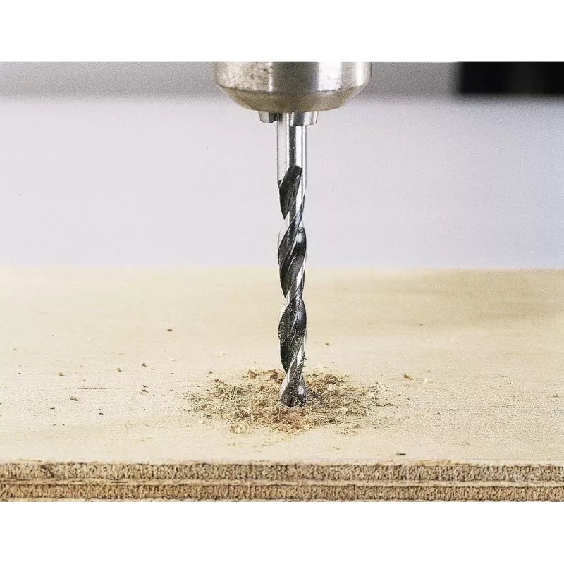 Wolfcraft 7612010 houtboor 12 mm x 151 mm met cilindrische schacht