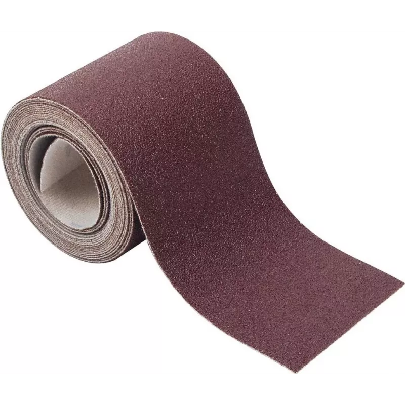 Wolfcraft 1739000 klittenband schuurpapierrol, korrel 60, 115 mm x 4 m
