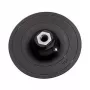 wolfcraft 125 mm klittenband schuurpad met boorhouder-adapter en K80-schuurblad (2285000)