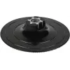 wolfcraft 125 mm klittenband schuurpad met boorhouder-adapter en K80-schuurblad (2285000)
