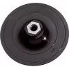 wolfcraft 125 mm klittenband schuurpad met boorhouder-adapter en K80-schuurblad (2285000)