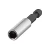 Wolfcraft 2426000 magnetische bithouder, 60 mm, 1/4 inch zeskantschacht