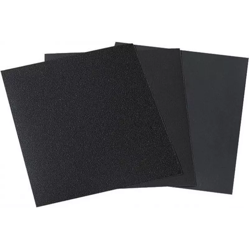 Wolfcraft 3119000 schuurpapierbladen-assortiment P280 P400 P600 P1000, 280 x 230 mm, 4 stuks
