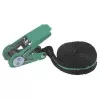 Wolfcraft 3418000 eendelige spanband met ratel, 4 m x 25 mm, LC 90 daN