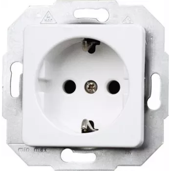 HEINRICH KOPP Schuko-stopcontactinzet, 1 module, wit 113613087