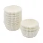 FACKELMANN 21615 muffin- & cupcakevormpjes, vetdicht bakpapier, wit, 5,0 cm diameter, 250 stuks