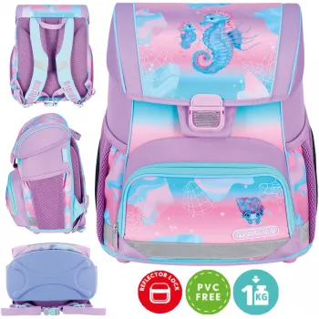Herlitz schoolrugzak Loop 6-9 jaar Seahorse Ocean Lights