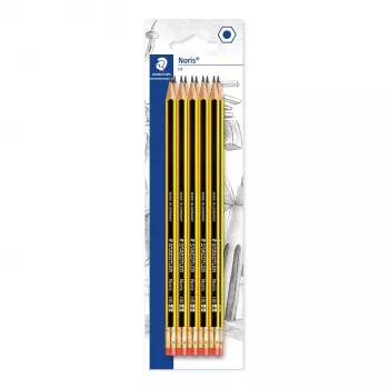 Staedtler Noris HB 122-2 BK10 grafietpotloodset, HB, 10 stuks