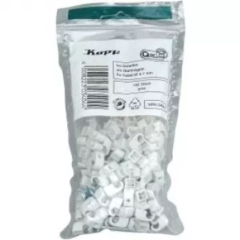 HEINRICH KOPP nagelbeugels kabelclips, bundel Ø 4-7 mm, grijs, 100 stuks 345504087