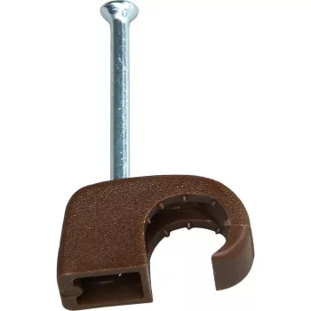 HEINRICH KOPP nagel-kabelclips, bundeldiameter 7-11 mm, bruin, 50 stuks 342706082