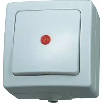 HEINRICH KOPP Paris 2-weg wipschakelaar, inbouw, 250 V AC, 10 A, polarwit 566302004