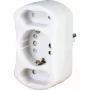 HEINRICH KOPP DUOversal Schuko-naar-Eurostekker-adapter, type F naar type C, 250 V, 2,5 A, wit 179602001
