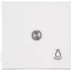 HEINRICH KOPP Paris serie schakelaar, 2 tuimelaars, inbouw, 250 V, 10 A, wit thermoplast 490442007