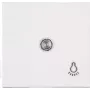HEINRICH KOPP Paris serie schakelaar, 2 tuimelaars, inbouw, 250 V, 10 A, wit thermoplast 490442007