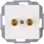 HEINRICH KOPP bananenbus 4mm wit inbouw 16A 30V AC/DC 951629004