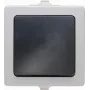 Heinrich Kopp 565756004 wisselschakelaar-inzet, zwart-grijs, inbouw, 10A 250V