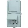 HEINRICH KOPP Paris Schuko stopcontact 1-voudig zuiver wit inbouw 16A 250V IP20 kinderveiligheid 136902009