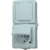 HEINRICH KOPP Paris Schuko stopcontact 1-voudig zuiver wit inbouw 16A 250V IP20 kinderveiligheid 136902009