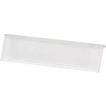 HEINRICH KOPP 491510008 labelveld voor afdekraam, polair wit, 1-module, 50 x 10 mm labeloppervlak, om in te klikken