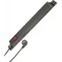 HEINRICH KOPP 7-voudige 19 inch Rack-Montage-stekkerdoos, 2m kabel, zwart 930705028