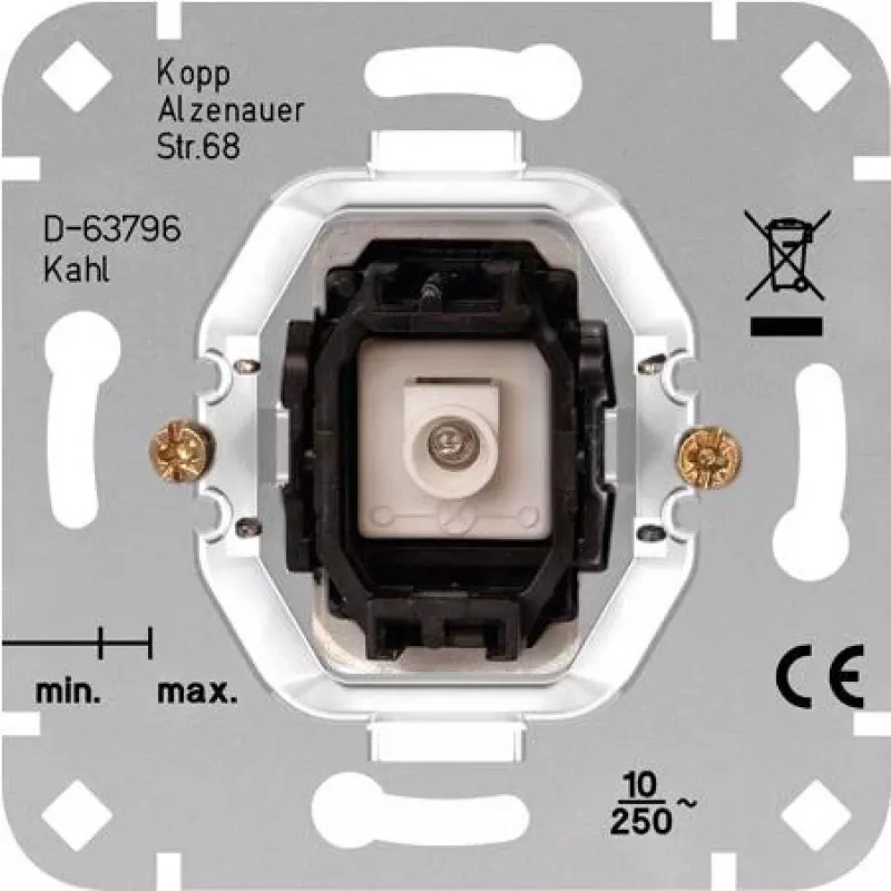 Kopp taster-inzet HK05/HK07 aluminium 504700000