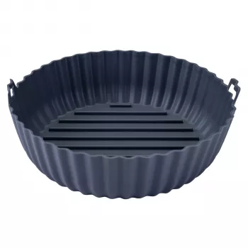 Fackelmann siliconen inzet voor heteluchtfriteuse 22,5 cm grijs 45103