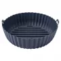 Fackelmann siliconen inzet voor heteluchtfriteuse 22,5 cm grijs 45103
