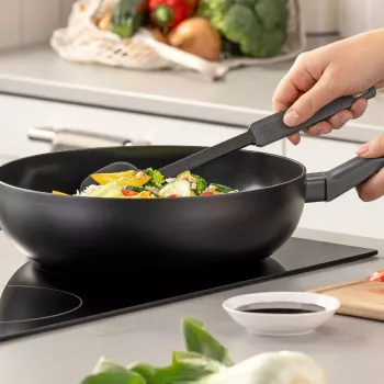 Fackelmann Wokpan Statement Black 28 cm 66084