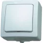HEINRICH KOPP Paris polarwit inbouw lichtschakelaar 10A 250V AC wissel-/uitschakelaar met verlichtingsoptie 565702005