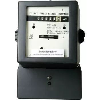 HEINRICH KOPP mechanische eenfasige wisselstroommeter 230V 5(30)A klasse 2 DIN-rail 4TE 192200011