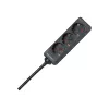 HEINRICH KOPP verlengsnoer, 3 stopcontacten, 1,4 m, zwart 128615005