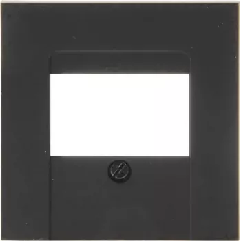 Kopp HK07 TAE-afdekking, matzwart, 1-voudig 373150009