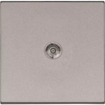 HEINRICH KOPP HK07 wipafdekking met heldere lens, staalkleur 490083004