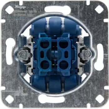 HEINRICH KOPP 507300001 inbouw-wisselschakelaar/wisselschakelaar-inzet, 250V, 10AX, aluminium