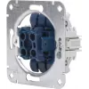 HEINRICH KOPP 507300001 inbouw-wisselschakelaar/wisselschakelaar-inzet, 250V, 10AX, aluminium