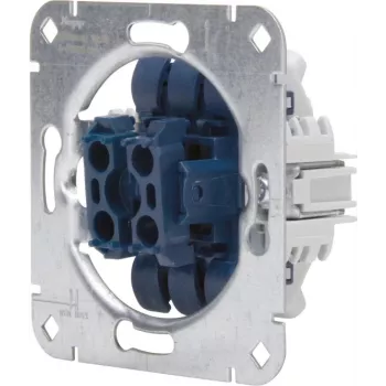 HEINRICH KOPP 507300001 inbouw-wisselschakelaar/wisselschakelaar-inzet, 250V, 10AX, aluminium