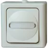 HEINRICH KOPP universele schakelaar BLUE ELECTRIC arktis opbouw vochtige ruimte 10A, 250V (560602007)