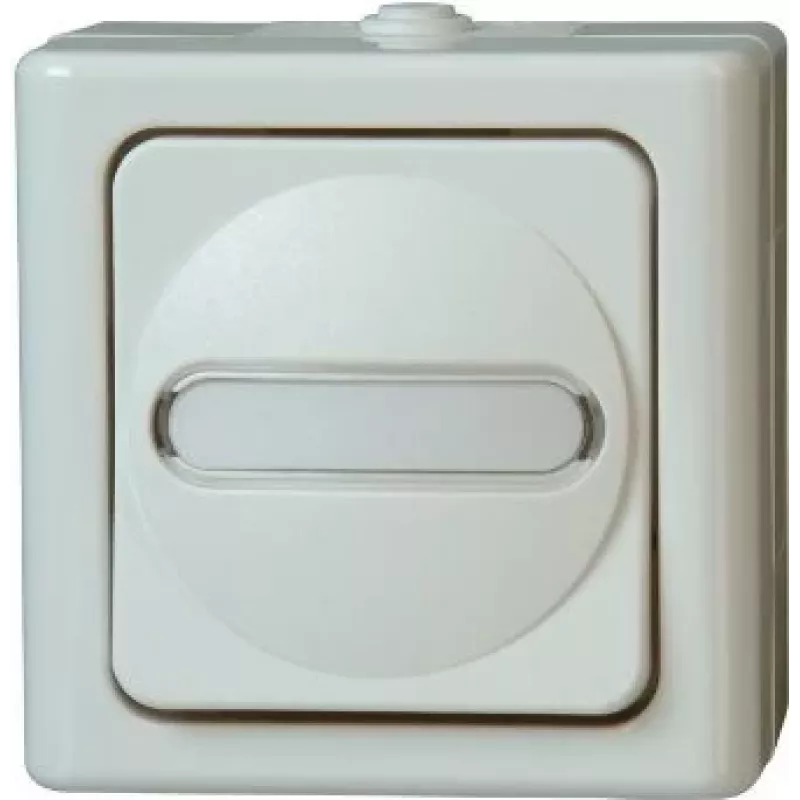 HEINRICH KOPP universele schakelaar BLUE ELECTRIC arktis opbouw vochtige ruimte 10A, 250V (560602007)