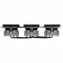 HEINRICH KOPP HK07 KombiQuick 3-voudig horizontale Schuko-stopcontact inzet antraciet 133315008