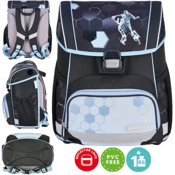Herlitz Loop Schoolrugzak 6-9 jaar met Cyber Soccer Robot