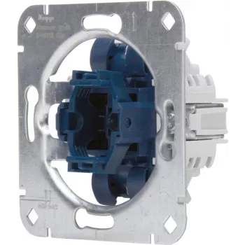 HEINRICH KOPP inbouw aan-/wisselschakelaar basis, 250V, 10AX, IP20, aluminium 508600001