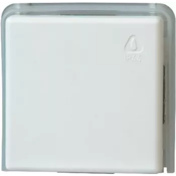 HEINRICH KOPP 623602081 inbouw wisselschakelaar-inzet, 10 A, 250 V AC, schroefklemmen, IP20, grijs/wit