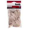 kwb houtdeuvels 10 mm, 50 stuks, beuken, geribbeld, DIN 68150 029110