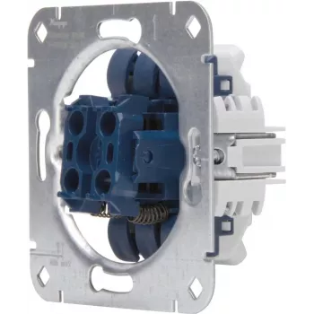 HEINRICH KOPP 507900009 Inbouw jaloezie-/rolluikschakelaar, 250V, 10AX, IP20, aluminium