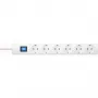 HEINRICH KOPP 232802005 Stekkerdoos voor binnen met 6 Schuko-stopcontacten, 1,4 m kabel, wit