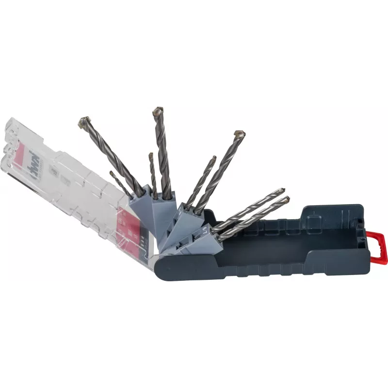 kwb 109145 Carbide steen-spiraalboor-set, 8-delig, 3-10 mm