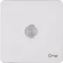 Heinrich Kopp HK02 wipafdekking met lens en sleutelsymbool, arctisch wit 330113003
